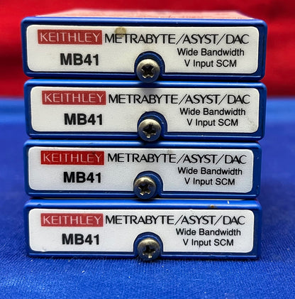 1 LOT QTY 4 -  KEITHLEY MB41-04 METRABYTE/ASYST/DAC ISOLATED WIDEBAND MODULE