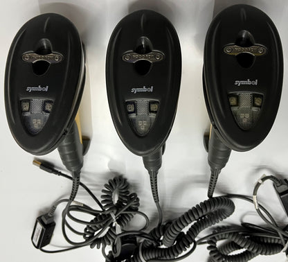SYMBOL P302FZY-I000 BARCODE SCANNER w/ USB CABLE ST185-0200 LOT OF 3