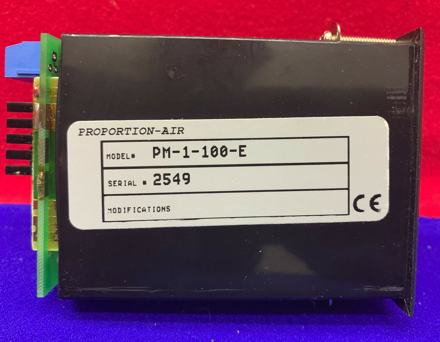 PROPORTION-AIR PM-1-100-E SN 2549 DIGITAL LED PRESSURE INDICATOR