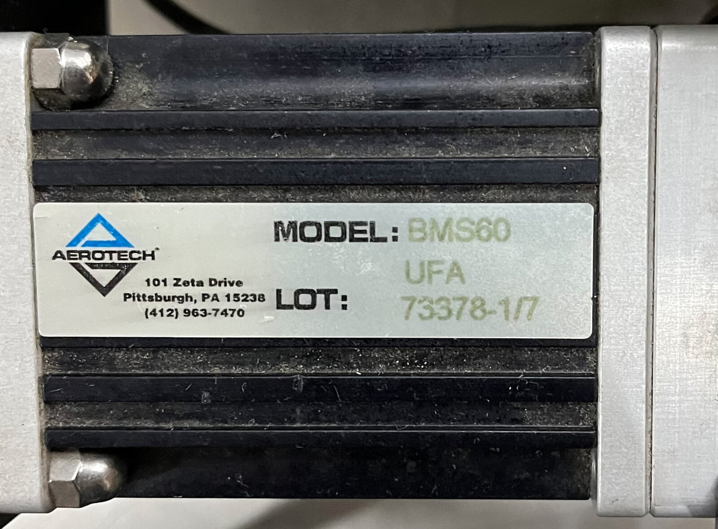 AEROTECH ATS20015 & 20015-40P MOTORIZED X-Y LINEAR STAGE APPROX 150MM 6" TRAVEL
