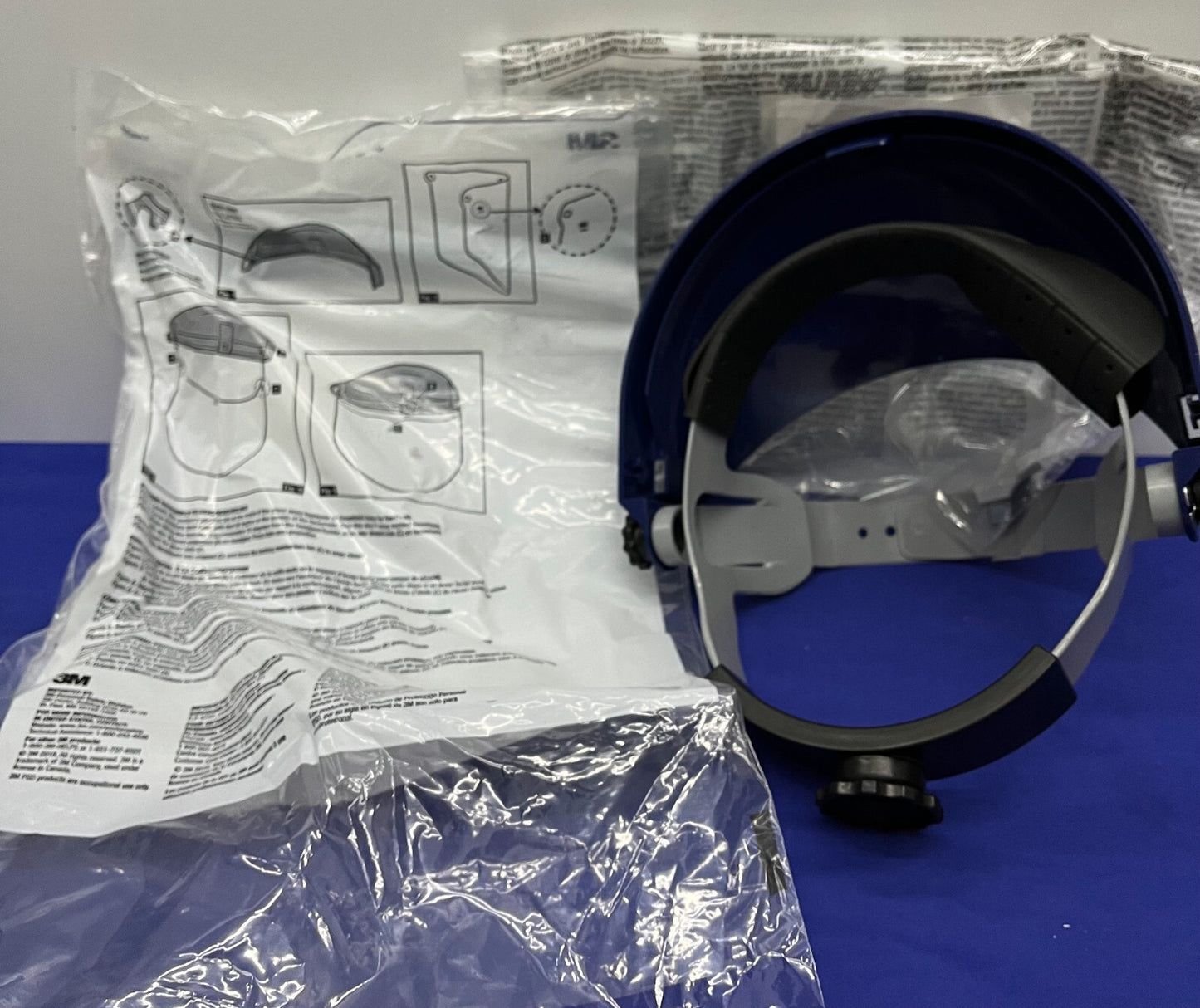 3M 82783-00000 H8A RATCHET HEADGEAR & WP96 POLYCARBONATE FACESHIELD - QTY 4