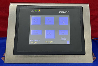 ORMEC MMI-8056 Operator Interface Color Display Touch Screen w/Enclosure