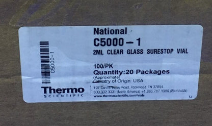 THERMO SCIENTIFIC C5000-1 / Menge 20 Packungen mit 100 Ampullen, insgesamt 2000 Ampullen