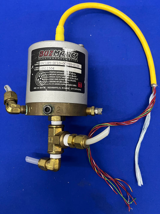 BUZMATICS SPC1RM-0E10-0G300-S108 PRESSURE TRANSDUCER 0-10vdc 300PSI