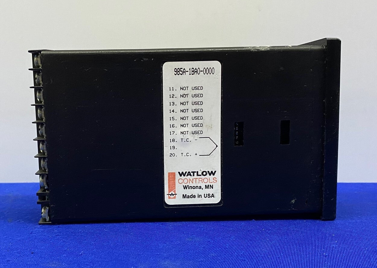 WATLOW CONTROLS SERIES 985/985A-1BA0-0000 TEMPERATURE CONTROLLER - PARTS/REPAIR