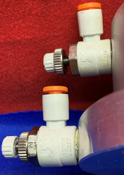 Mead Fluid Dynamics Pneumatic Cylinder SS-250X1-FB w/SMC AS2201F