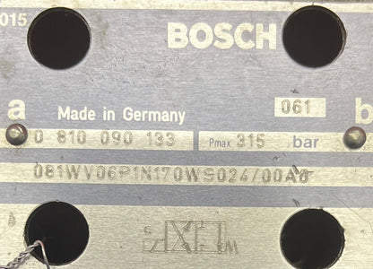 BOSCH 0810090133 081WV06P1N170WS024/00A0 PMAX 315 VALVE