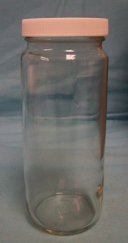 VWR CAT NO 15900-254 TRACECLEAN CLEAR GLASS TALL WM JAR 500ml