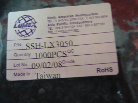 LUMES  LED BUSHING SSH-LX3050THRU HOLE LED RETAINING BUSHING 3mm LED