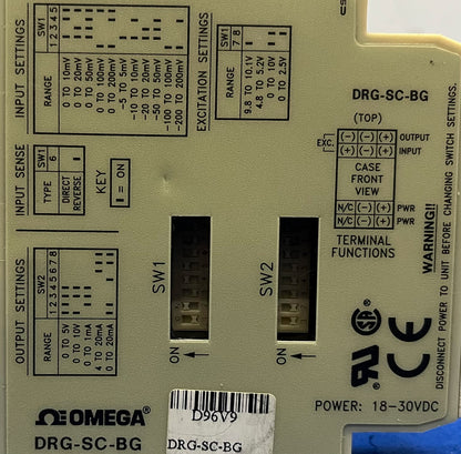 OMEGA DRG-SC-BG BRIDGE INPUT SIGNAL CONDITIONER