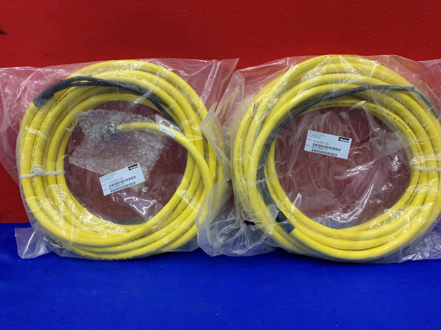 Lot of 2 Parker Compumotor 71-017677-25 Cable 25 FT 12-Pin