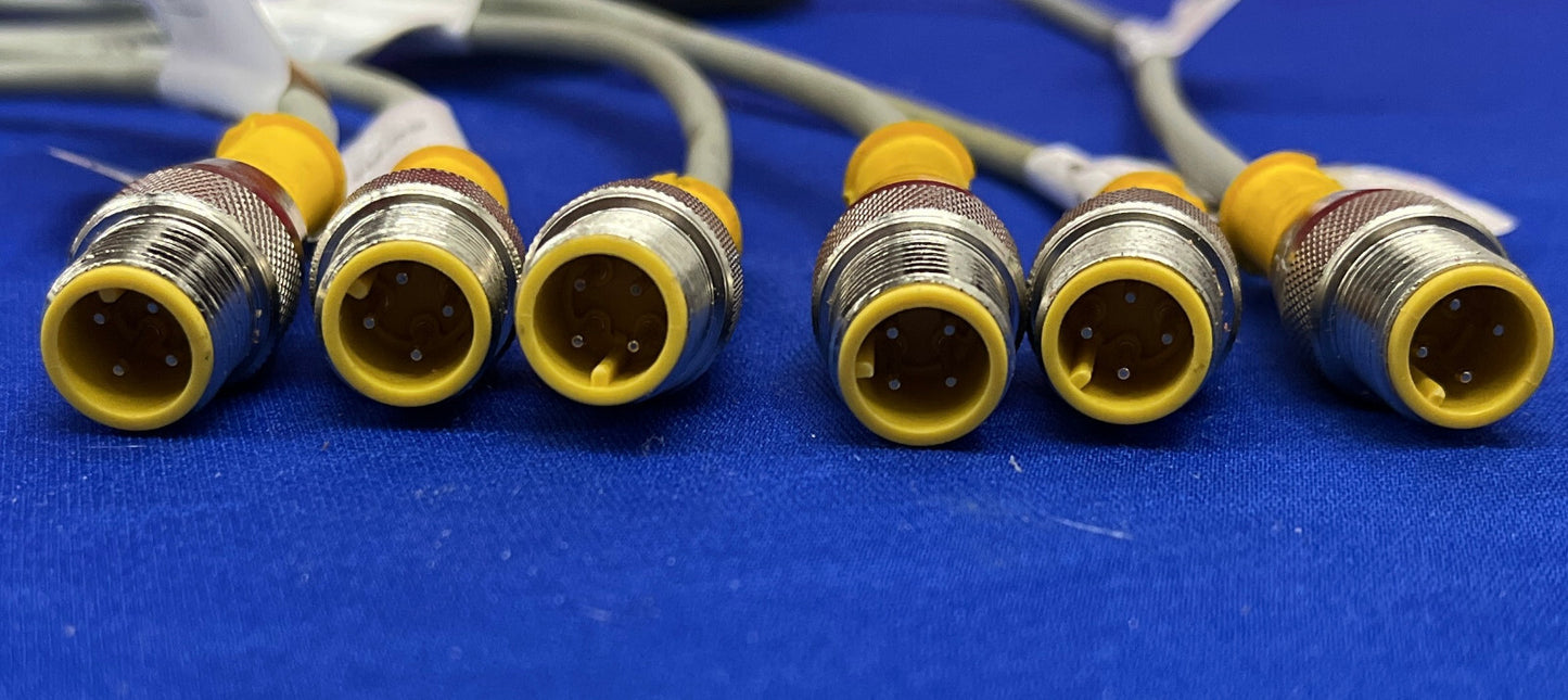 QTY 6 - TURCK Bi7-Q08-VP6X2-0.2M-RS-4.4T RECTANGULAR INDUCTIVE PROXIMITY SENSOR
