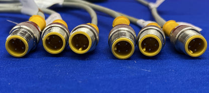 QTY 6 - TURCK Bi7-Q08-VP6X2-0.2M-RS-4.4T RECTANGULAR INDUCTIVE PROXIMITY SENSOR