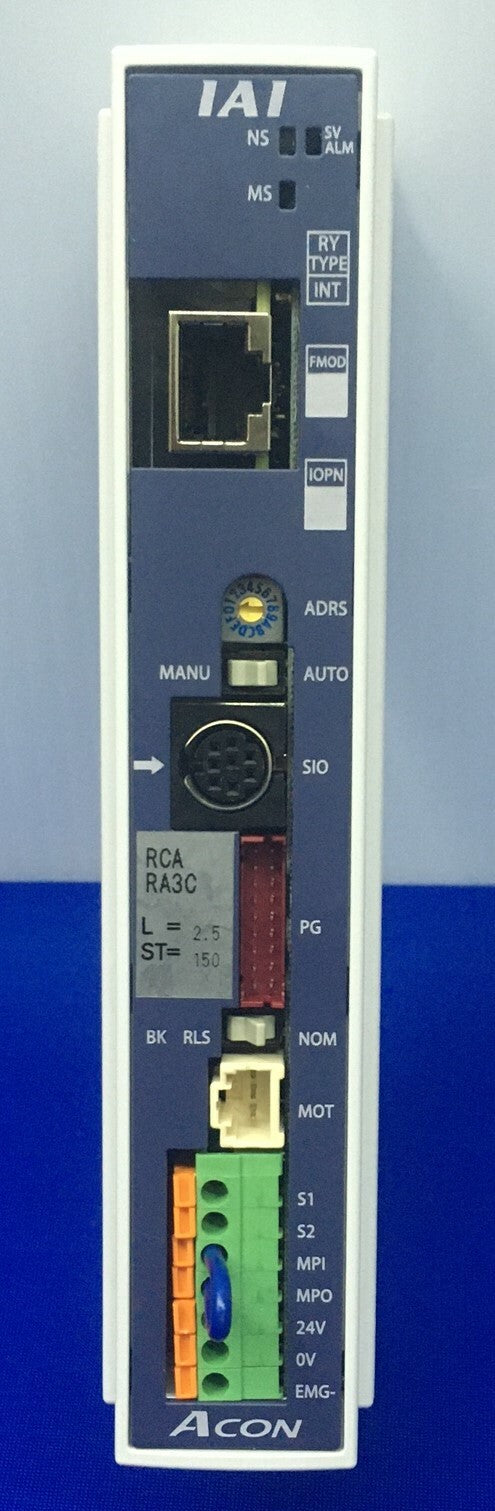 IAI ACON ACON-C-20SI-EP-0-0 CONTROLLER INPUT: DC24V 2.2A