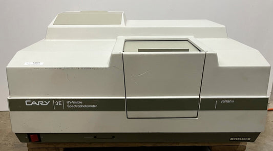 VARIAN CARY 3E UV VISIBLE SPECTROPHOTOMETER - BULB LIFE UNKNOWN - PARTS/REPAIR