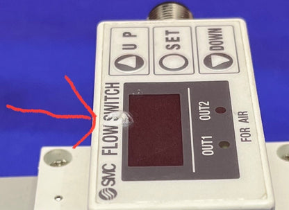 SMC Digital Flow Switch PFA750-N02-27 12-24VDC