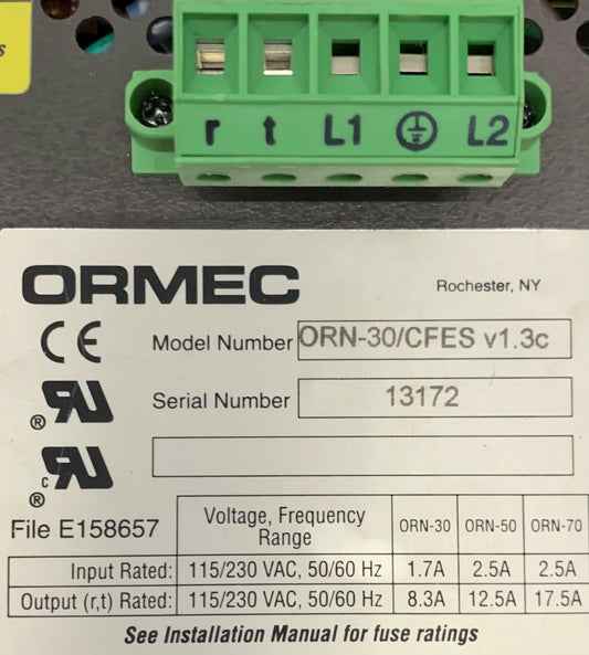 Ormec ORN-30/CFES v1.3c Motion Controller (Orion System Module & ORN-DSP-A2/2A)