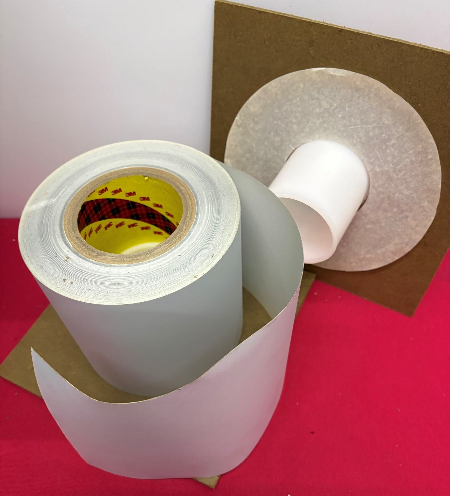 3M #7887 SILVER LABEL COMPUTER-IMPRINTABLE POLYESTER LABLE TAPE ROLL - 2 BOXES