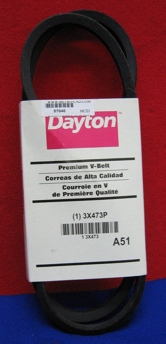 Dayton V-Belt, A51 #3X473P, 3X473