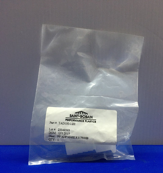 SAINT-GOBAIN TAD100-12H ADAPTER PP ADP MAXI X 0.750HB