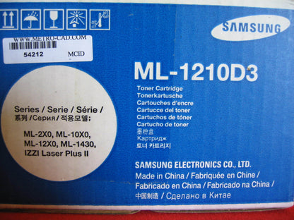 SAMSUNG ML-1210-D3/SEE SN QE21BSAP300045 TONER CARTRIDGE OPEN BOX FOR INSPECTION