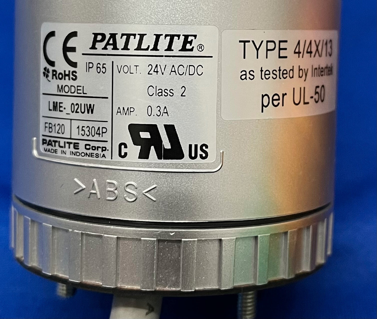 PATLITE® LME-_02UW SIGNAAL TOREN STAPELBARE LICHTSIGNAAL ROOD/GEEL/GROEN 1 LOT HOEVEELHEID 2