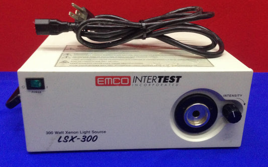 XENON LIGHTSOURCE  EMCO INTERTEST Y1489 / LSX-300 / LSX30 - FOR PARTS REPAIR
