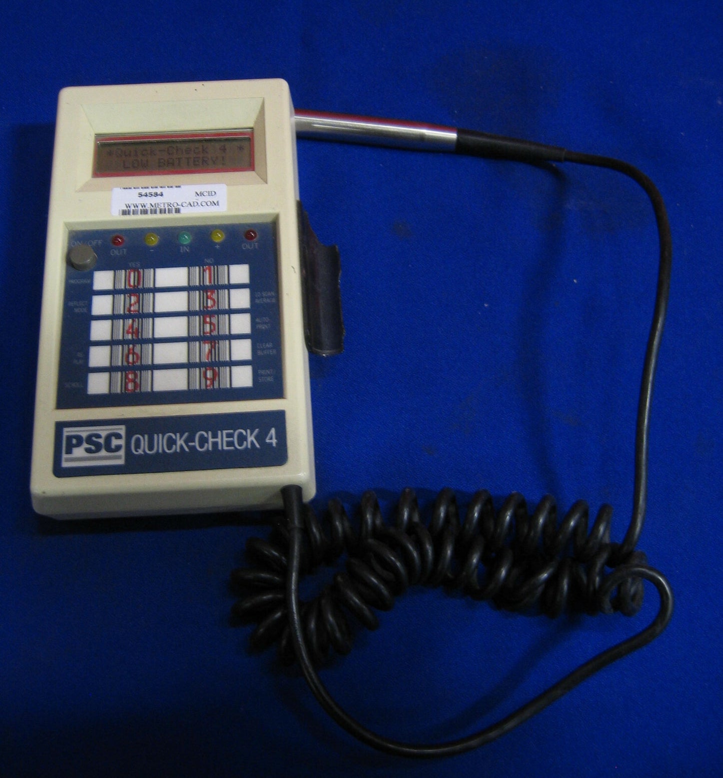 PHOTOGRAPHIC SCIENCES CORP,PSC QUICK-CHECK4 Menge 2