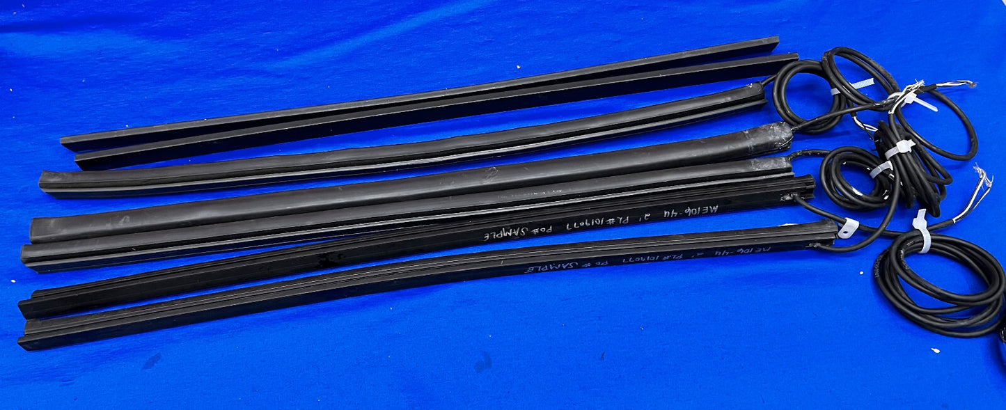PARTS/REPAIR    MILLER QTY 5 - 2' SIDE SAFETY SENSING EDGE & QTY 4 - BRACKETS