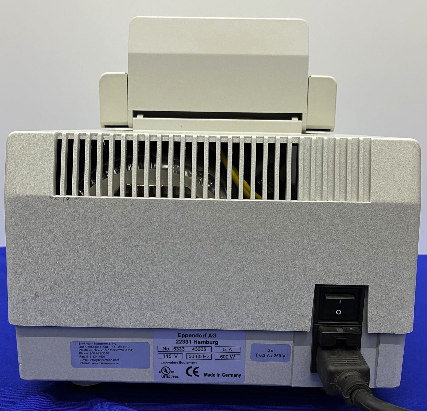 EPPENDORF 5333 MASTERCYCLER 115V THERMALCYCLER-EINHEIT, EINSCHALTET