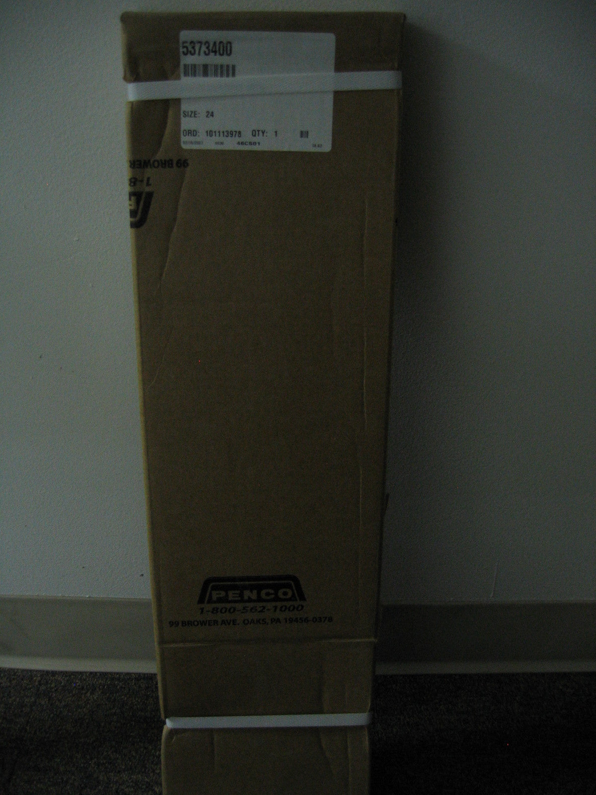 PENCO 5373400 24" RIVET-RITE CENTER SUPPORTS FOR SHELVING  (1 BOX-4 PER BOX)