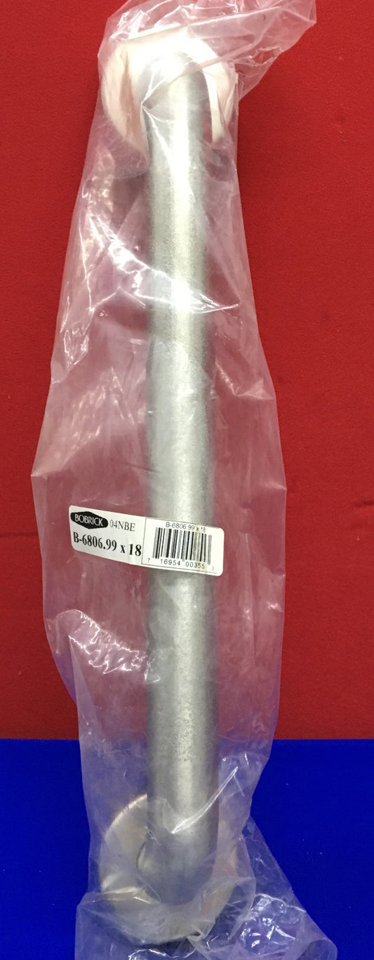 BOBRICK B-6806.99 X 18/04NBE 18"x1.5" STRAIGHT HAND GRAB BAR NO MOUNT HARDWARE