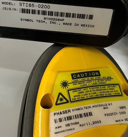 SYMBOL P302FZY-I000 BARCODE SCANNER w/ USB CABLE ST185-0200 LOT OF 3