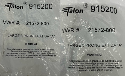 VWR TALON® 915200 21572-800 GRANDES PINCES D'EXTENSION DE LABORATOIRE À 3 BROCHES DA « A » QTE 2 