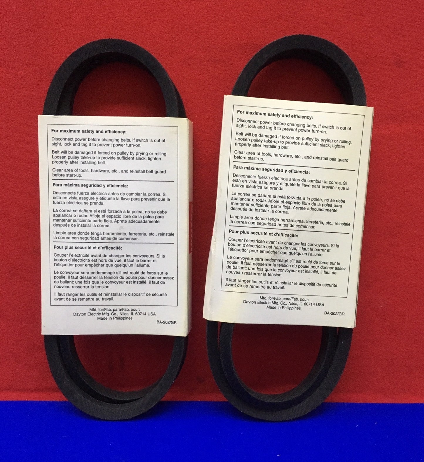 QTY 2 - NEW DAYTON (1) 4L500H PREMIUM BELTS