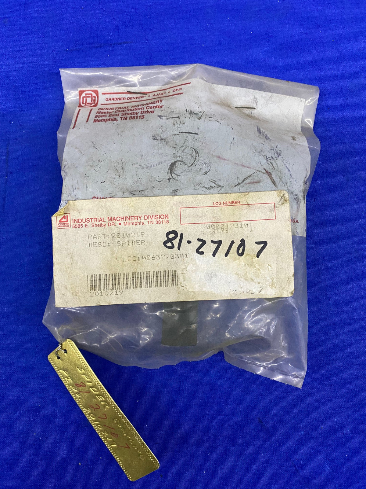 INDUSTRIAL MACHINERY GARDNER-DENVER ® 2010219 SPIDER-COUPLING
