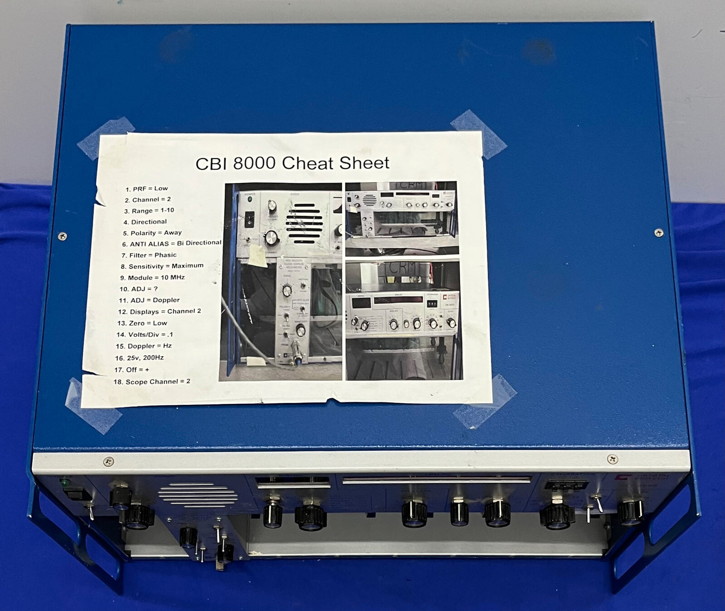 CRYSTAL BIOTECH CBI-8000 SYSTEM MISSING SEVERAL MODULES / INSERTS - PARTS/REPAIR