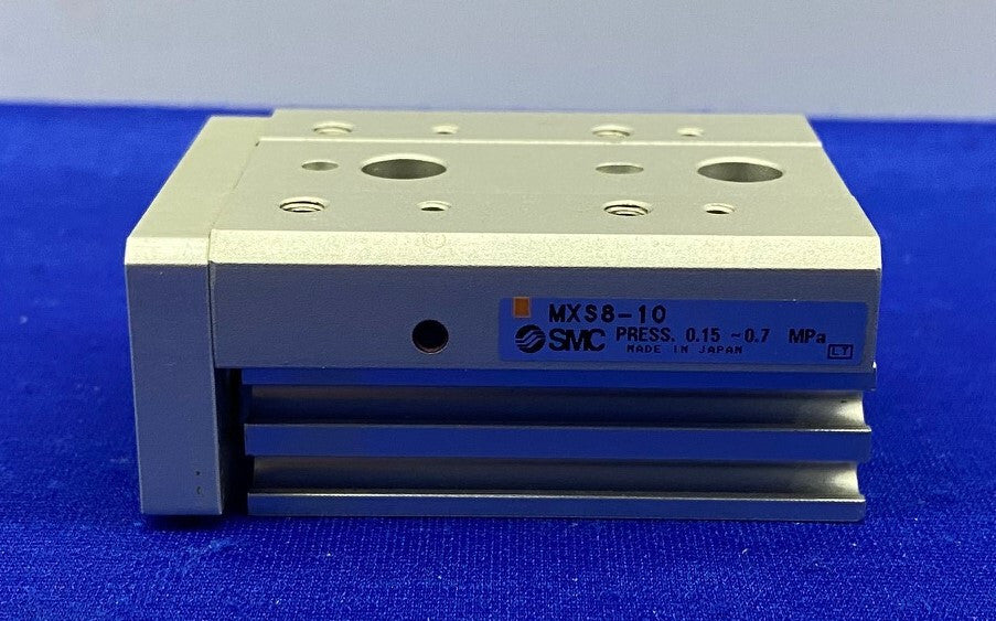 SMC MXS8-10 CYL SLIDE TABLE DUAL ROD PRESS. 0.15 - 0.7 MPa