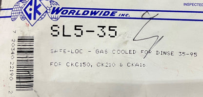 CK Worldwide Safe-Loc SL5-35 Gas Cooled WELD For Dinse 35-95 CKC150 CK150,CKA16