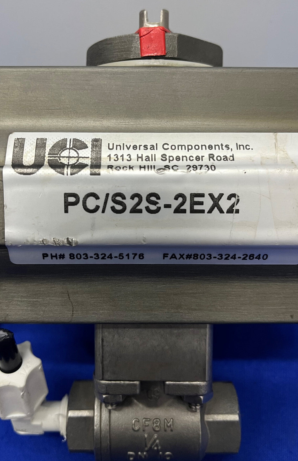 UNIVERSAL COMPONENTS PC/S2S-2EX2 ACTUATED VALVE w/ N4S-EX2 - LOT OF 2