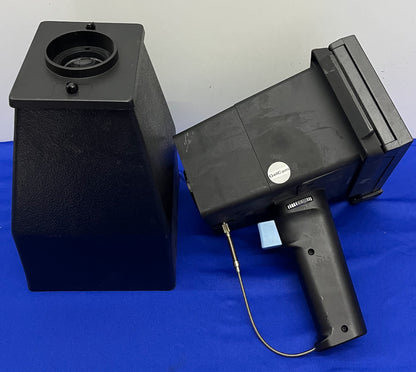 POLAROID GELCAM COPAL RED SHUTTER w/ EP-H7 0.7x ELECTROPHORESIS HOOD