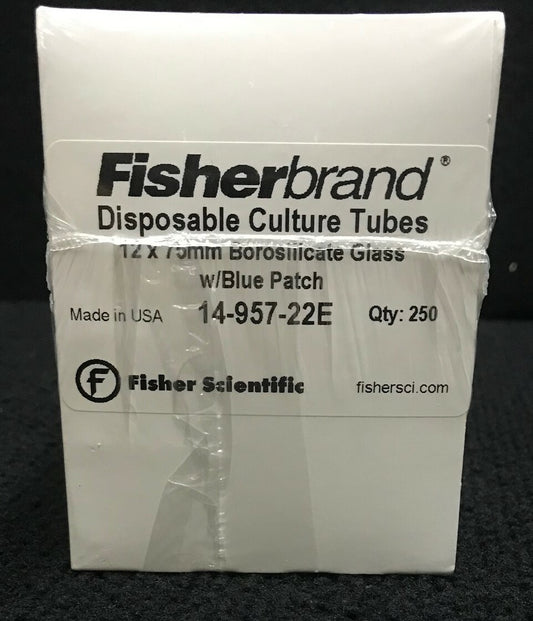 FISCHER SCIENTIFIC 14-957-22E 1 PACKAGE CONTAINING 250 TUBES