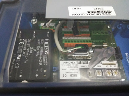 SICK BAR CODE SCANNER CLV420-0010 & MODEL CDM420-0102 INTERFACE/ CONTROL UNIT