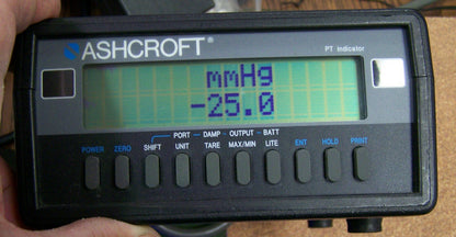 Ashcroft® PT DIGITAL PRESSURE INDICATOR BENCH TOP TEMP RANGE 32° to 120°F