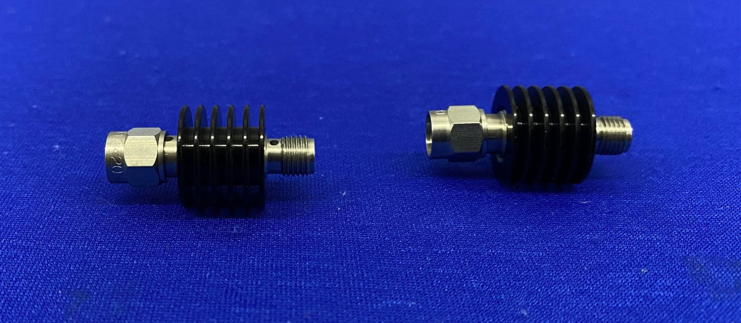 PASTERNACK PE7013-20 Fixed In-Line, Resistive PI Attenuator 20 Db 5W 1 LOT QTY 2