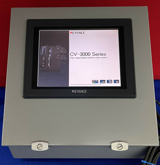 Keyence CA-MP81 LCD Color Display CV-3000 CV-3502 CA-U3 Enclosure Vision System