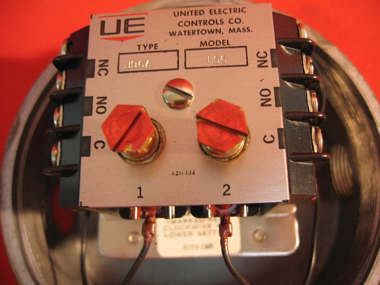 UE UNITED ELECTRIC CONTROLS  J96A MODEL 156 0-100 PSI SWITCH 15A HAZARD Location