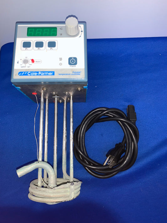 COLE-PARMER  12112-11  CIRCULATING HEATER  POLYSTAT TEMPERATURE CONTROLLER
