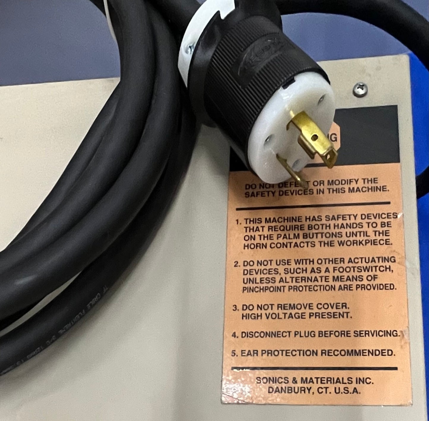 PARTS/REPAIR SONICS & MATERIALS EM 1500 MICROSONIC PROCESSOR WELDER CONTROLLER