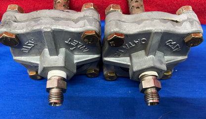 1 LOT QTY 2 - ASCO V0431 (AKA V043001) SHUTTLE VALVE 1/4" PIPE